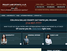 Tablet Screenshot of pelleylaw.com